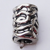 European Style Beads Zinc Alloy Jewelry Findings Lead-free, 8x11mm Hole:4mm, Sold by Bag