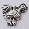 Pendant, Zinc Alloy Jewelry Findings, Chicken 15x13mm, Sold by Bag