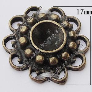 Connectors, Zinc Alloy Jewelry Findings, 17mm, Sold by Bag
