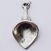 Pendant, Zinc Alloy Jewelry Findings, 13x27mm, Sold by Bag