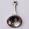 Pendant, Zinc Alloy Jewelry Findings, 13x24mm, Sold by Bag