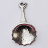 Pendant, Zinc Alloy Jewelry Findings, 13x24mm, Sold by Bag