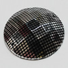 Acrylic Cabochons With Hole, Faceted Flat Round 20mm, Sold by Bag