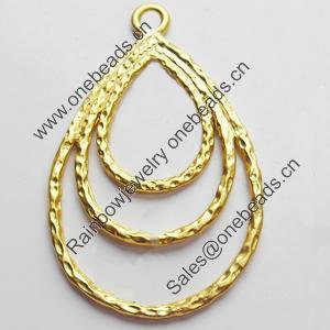 Copper Pendant Jewelry Findings Lead-free, 20x32mm, Sold by Bag