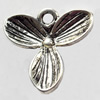 Pendant, Zinc Alloy Jewelry Findings, 17x18mm, Sold by Bag