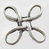 Connector, Zinc Alloy Jewelry Findings, 18x18mm, Sold by Bag