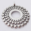 Pendant, Zinc Alloy Jewelry Findings, 68x78mm, Sold by Bag