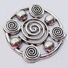 Pendant, Zinc Alloy Jewelry Findings, 67mm, Sold by Bag