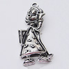 Pendant, Zinc Alloy Jewelry Findings, 15x41mm, Sold by Bag