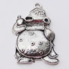 Pendant, Zinc Alloy Jewelry Findings, 22x36mm, Sold by Bag