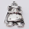 Pendant, Zinc Alloy Jewelry Findings, 22x36mm, Sold by Bag