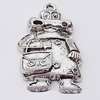 Pendant, Zinc Alloy Jewelry Findings, 20x37mm, Sold by Bag
