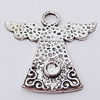 Pendant, Zinc Alloy Jewelry Findings, 35x35mm, Sold by Bag