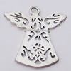 Pendant, Zinc Alloy Jewelry Findings, 33x34mm, Sold by Bag