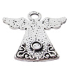 Pendant, Zinc Alloy Jewelry Findings, 42x40mm, Sold by Bag