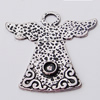 Pendant, Zinc Alloy Jewelry Findings, 41x40mm, Sold by Bag