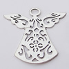 Pendant, Zinc Alloy Jewelry Findings, 50x51mm, Sold by Bag