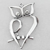 Pendant, Zinc Alloy Jewelry Findings, 39x66mm, Sold by Bag
