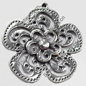 Pendant, Zinc Alloy Jewelry Findings, 33x35mm, Sold by Bag