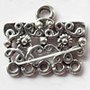 Connector, Zinc Alloy Jewelry Findings, 19x16mm, Sold by Bag