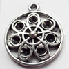 Pendant, Zinc Alloy Jewelry Findings, 20x24mm, Sold by Bag