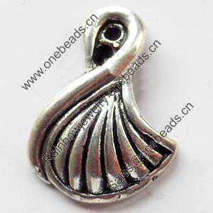 Pendant, Zinc Alloy Jewelry Findings, 15x20mm, Sold by Bag