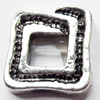 Beads, Zinc Alloy Jewelry Findings, 16x17mm, Sold by Bag