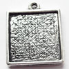 Pendant, Zinc Alloy Jewelry Findings, O:17x20mm I:15mm, Sold by Bag