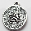 Pendant, Zinc Alloy Jewelry Findings, 21x25mm, Sold by Bag