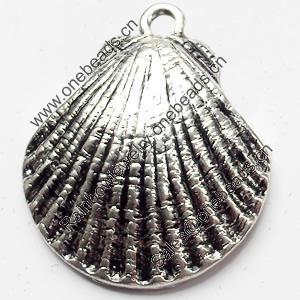 Pendant, Zinc Alloy Jewelry Findings, 21x26mm, Sold by Bag