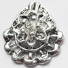 Pendant, Zinc Alloy Jewelry Findings, 23x25mm, Sold by Bag
