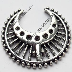 Connector, Zinc Alloy Jewelry Findings, 27x25mm, Sold by Bag