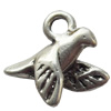 Pendant, Zinc Alloy Jewelry Findings, 13x11mm, Sold by Bag