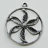 Pendant, Zinc Alloy Jewelry Findings, 28x32mm, Sold by Bag