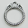 Pendant, Zinc Alloy Jewelry Findings, 14x18mm, Sold by Bag  