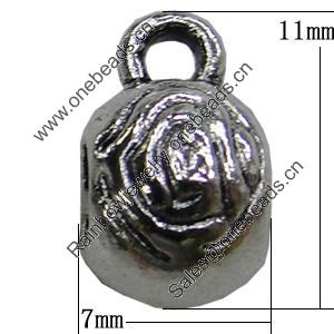 Connectors, Zinc Alloy Jewelry Findings, 7x11mm Hole:3mm, Sold by Bag