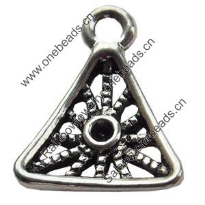 Pendant, Zinc Alloy Jewelry Findings, 13x16mm, Sold by Bag  