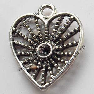 Pendant, Zinc Alloy Jewelry Findings, 13x16mm, Sold by Bag  