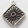 Pendant, Zinc Alloy Jewelry Findings, 15x18mm, Sold by Bag  