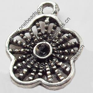 Pendant, Zinc Alloy Jewelry Findings, 12x14mm, Sold by Bag  