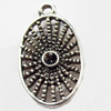 Pendant, Zinc Alloy Jewelry Findings, 11x20mm, Sold by Bag