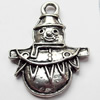 Pendant, Zinc Alloy Jewelry Findings, 18x23mm, Sold by Bag