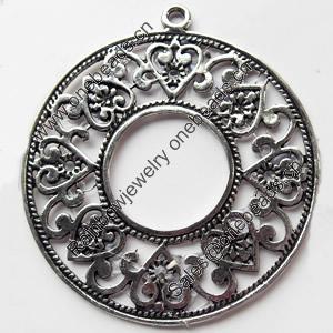Pendant, Zinc Alloy Jewelry Findings, 45x50mm, Sold by Bag  