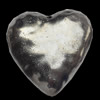 Pendant, Zinc Alloy Jewelry Findings, Heart, 45x48mm, Sold by Bag  
