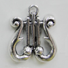 Pendant, Zinc Alloy Jewelry Findings, 18x22mm, Sold by Bag  