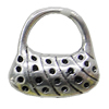 Pendant, Zinc Alloy Jewelry Findings, Bag 14x14mm, Sold by Bag