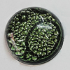 Acrylic Cabochons With Hole, Flat Round 12mm, Sold by Bag