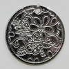 Pendant, Zinc Alloy Jewelry Findings, Flat Round 35mm, Sold by Bag