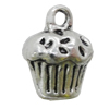 Pendant, Zinc Alloy Jewelry Findings, 11x13mm, Sold by Bag