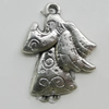 Pendant, Zinc Alloy Jewelry Findings, 18x22mm, Sold by Bag